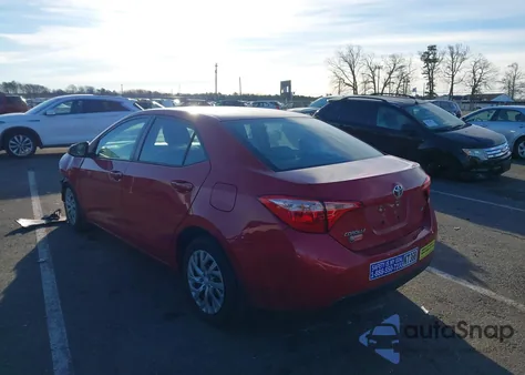2018 Toyota Corolla Le из США, поврежденный, VIN 2T1BURHE5JC078475